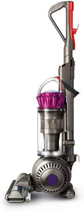 Aspiradora Vertical Dyson Ball MultiFloor: Filtro HEPA de alto rendimiento, ajuste de altura sin bolsa, succión más potente, mango telescópico, cepillos giratorios autopropulsados, fucsia