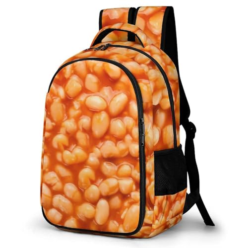 Baked Beans Backpack Large Capacity Lightweight Backpack Laptop Backpack For Unisex