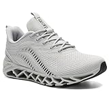 TSIODFO Women Running Shoes Light Grey Size 11 Fashion Athletic Tennis Walking Shoe Runner Gym Workout Jogging Sneaker