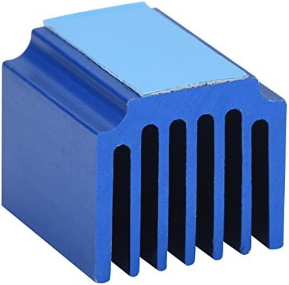 10pcs Small mini Heatsink Kit, Aluminum Stepper Motor Driver Heatsink Cooling Fin with Back Glue for 3D Printer