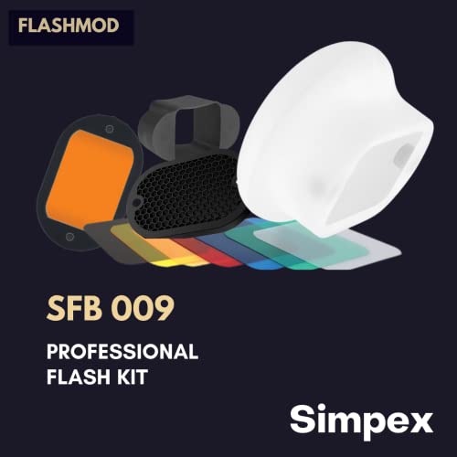 Image of Simpex (SFB 009) Flashmod Professional Speedlite Flash Kit Designed for Photography and Compatible with All Types of Flashes