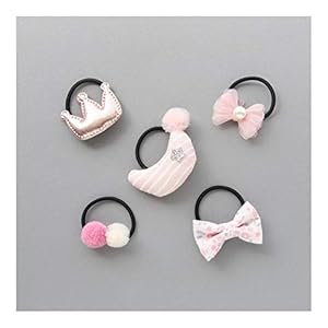 EFGUFHC Diverse dierenhaaraccessoires set cartoon hond elastiek Teddy Yorkshire Malteser haar touw hondenverzorging…