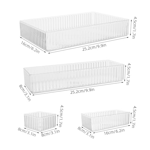 Boîte de rangement transparente SHINEOFI pour retrouver la sérénité dans vos tiroirs