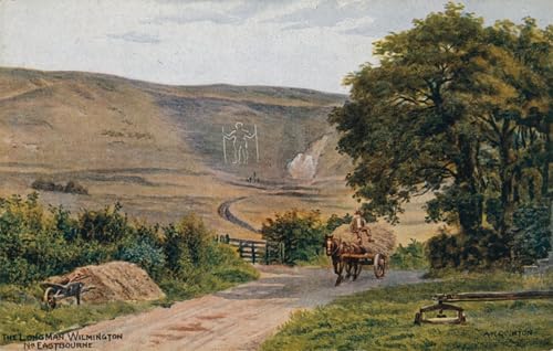 Tableaux le Long Man Wilmington d'Alfred Robert Quinton pour décoration bureau
