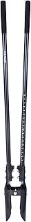 VEVOR 57.5" Post Hole Digger, Heavy Duty Post Hole Digger with Carbon Steel Measurement Handle, Manual Hole Digger with Metal Blade, Post Hole Digger Tool for Digging Cultivating Yard Work Gardening