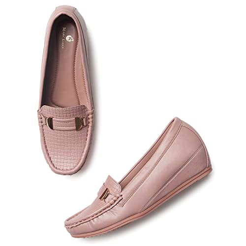 Image of Marc Loire Women Comfortable Loafer Mules Ballet Wedge Heels Footwear