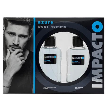 IMPACTO - Azure Agua de Colonia 100 ml + After Shave 100 ml,...