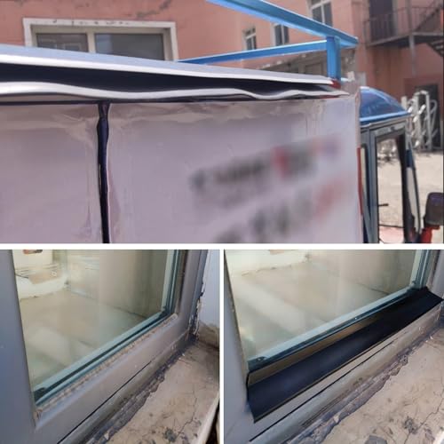 Tiras autoadhesivas de retención de agua para ventanas y puertas exteriores de 5 m 8