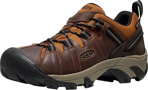 KEEN Men's Targhee 2 Low Height Waterproof Hiking Shoes, Bison/Roasted Pecan, 11 Wide by KEEN - Used condition - US$118.70