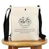 G2TUP Cycling Lover Gift Cycopath Definition Makeup Bag Cycling Biker Rider Cosmetic Bag Cyclist Gift Bike Lover Zipper Pouch Travel Toiletry Bag (Cycopath Definition X)