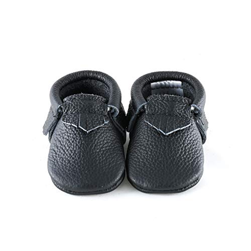 Midnight Handmade Leather Moccasins