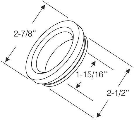 Steele Rubber Products 70-3622-39 Fuel Filler Neck Grommet Compatible with 1964-1967 Chrysler Dodge Plymouth