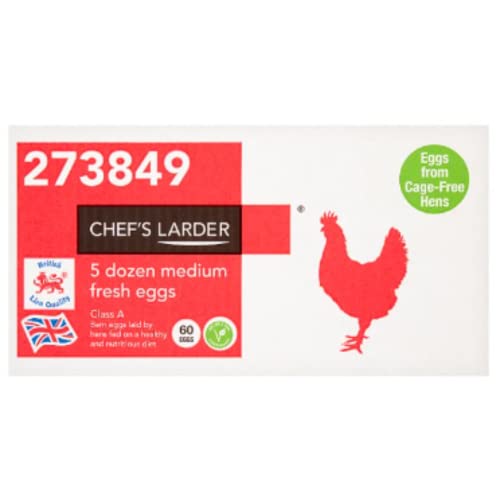 Chef's Larder 5 Dozen Medium Fresh Eggs x 1