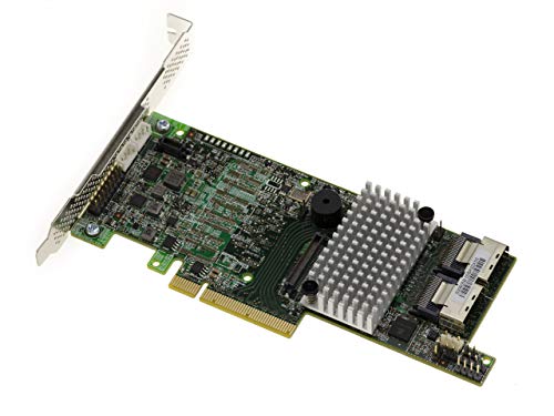 Otto porte interne SATA+SAS da 6 Gbps, due connettori mini-SAS (SFF8087), PCIe 3.0 x8, LSI SAS 2208 Dual-Core RAID on Chip (ROC), velocità di trasferimento 6 GB/s per porta, larghezza di banda SAS Half Duplex 600 MB/s per corsia, cache 1 GB 1333 MHz DDRIII SDRAM, tensione di funzionamento 3.3V +/-9%, supporta fino a 128 dispositivi in modalità non RAID, batteria Opzionale LSIiBBU09