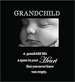 Infusion Gifts 3002-LB Grandchild Engraved Photo Frames, Large, Black