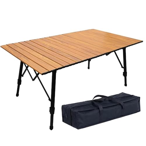 IGTテーブル アウトドアテーブル キャンプテーブル 折畳 軽量 多用途 高さ無段階調節可能 吊り下げ サイドレール付き アルミ合金 7ユニット igt対応 コンパクト 焚き火テーブル マルチキッチンテーブル バーベキュー 収納袋付き