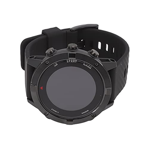 Reloj deportivo GPS impermeable con pantalla LCD, navegación de ruta multifunción y monitor de ritmo cardíaco, ideal para correr, senderismo, ciclismo y buceo