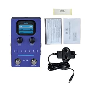Dynamic Rhythm Versatility: Explore 121 drum grooves across 11 distinct styles including rock, jazz, and funk, Great for guitarists seeking versatile backing rhythms in live performances or studio sessions. This pedal adapts effortlessly to diverse m...