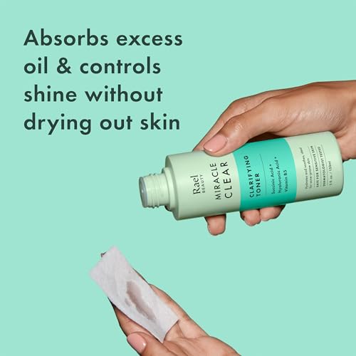 Rael Miracle Clear Toner for Face with Succinic Acid & Vitamin B5 (5.1 oz) | Licorice Root Extract, Daily Facial Toner, Hydration, Korean Skin Care, Cruelty Free, Suitable for Sensitive & Oily Skin - image 2