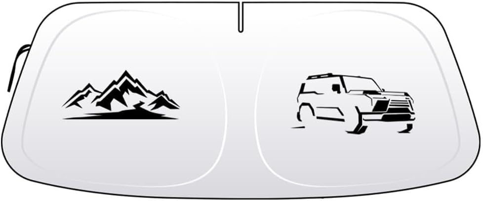 for GX550 2024-present Windshield Sun Shade Car Front Window Covers Sun Visor Protector Foldable Blocks UV Rays Sunshade Shield for GX 550 Accessories