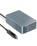 Pure Sine Wave Inverter by KOOSLA, 300W Power Inverter [𝟲𝟬𝗪 𝗣𝗗 𝗨𝗦𝗕-𝗖] for Car DC 12V to AC 110V Car Plug Adapter Outlet