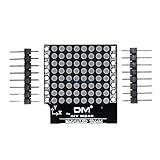 Matrix LED Shield V1.0.0 for WEMOS D1 Mini Digital Signal Output Module 8 X 8 Dot Board with Pins