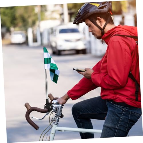 Soporte de mástil para motocicleta acero inoxidable telescópico ajustable pack de 2 7
