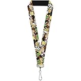 Buckle-Down Men's Lanyard-Looney Tunes, Multicolor, Standard