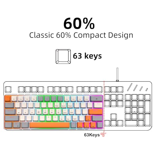 Teclado Mecánico Gamer XUMIUZIYuqh0xbig5n Cableado miniatura 2