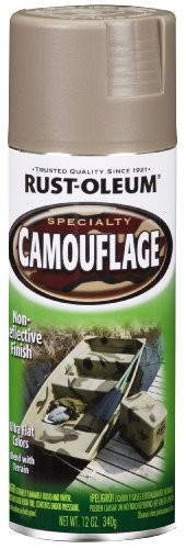 12 Oz Khaki Camouflage Spray Paint [Set of 6]