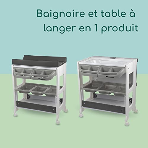 Table à langer baignoire bébé pour petits espaces Dolphy - 3