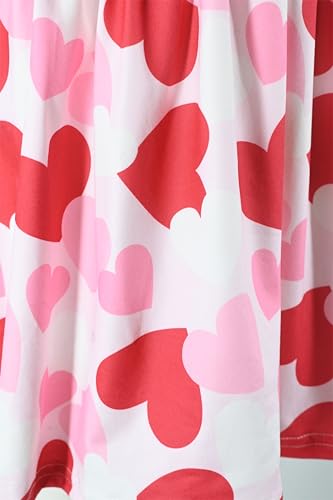 Image of Unique Baby Girls' Short Sleeve Everyday Printed Dresses for Kid and Toddler, Sizes 2T-12Y