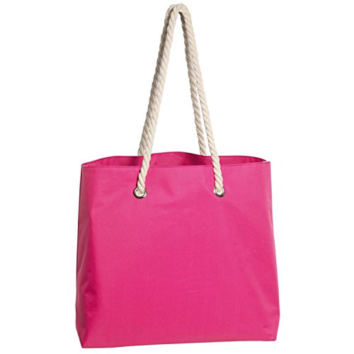 Vertrieb durch Preiswert & Gut - Bolsa de playa  unisex Rosa rosa 45 x 18 x 35 cm