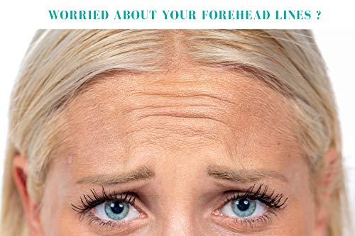 Blumbody Forehead Wrinkle Patches - Anti Wrinkle Facial Patches to Smooth Eyes & Forehead Wrinkles - Non-Silicone Face Tape for Fine Wrinkles between Eyes & Face - 50 Patches (Up to 60 day supply)