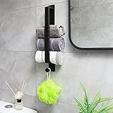 handtuchhalter ohne bohren ikea 🛁【Ideal zum Aufhängen von Handtüchern】: Die Handtuchstange ist praktisch zum Aufbewahren von Handtüchern und kann sie trocken und ordentlich machen. Es eignet sich zum Aufhängen von Handtüchern, Bademänteln, Badeschwämmen im Badezimmer und Spüllappen und Bürsten in der Küche. Es kann auch auf beiden Seiten der Schrank- oder Schranktür installiert werden, um Handtücher und Geschirrtücher während des Gebrauchs aufzubewahren.