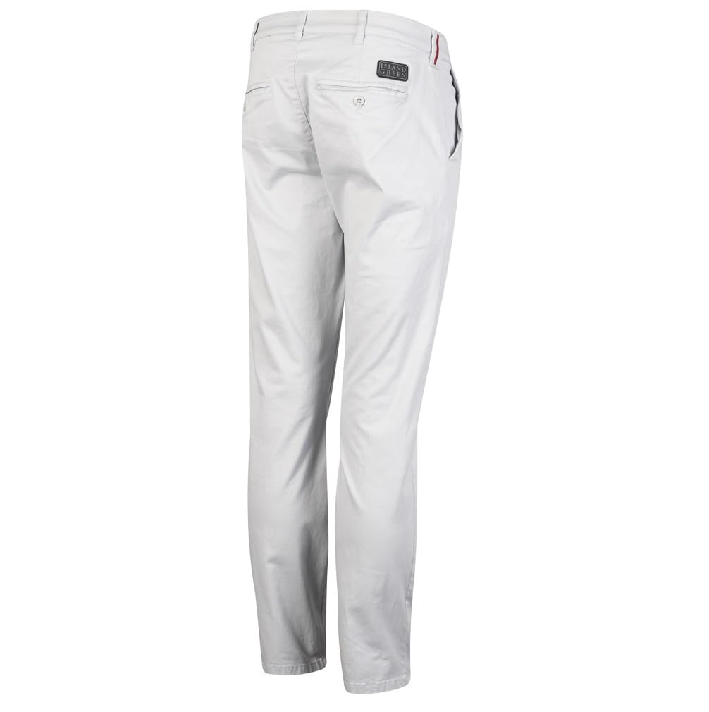 Island Green Stretch Cotton Chino Trousers Pantalon de Golf Homme