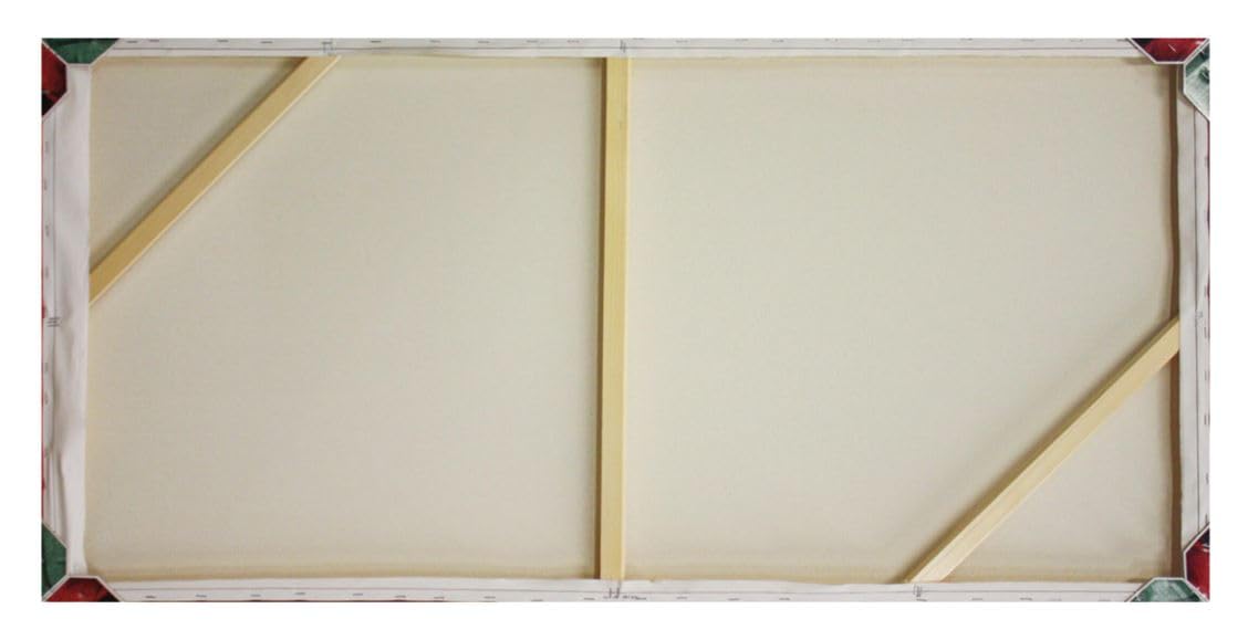 Wallazz Quadro su Tela Astratto - Quadri Moderni Soggiorno - Alberto della vita - Stampa su Tela - Decorazione camera da letto 70x140 cm