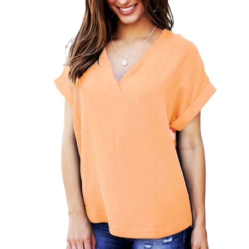 Camiseta Ligera de Manga Corta con...