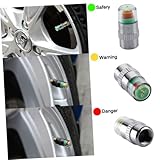 Reifendrucküberwachung – das /rote system zeigt den korrekten reifendruck an. der reifendruck wird anhand der entsprechenden farbe angezeigt. grün bedeutet, dass der reifendruck normal ist, gelb bedeutet, dass der druck 10 % unter dem standardwert liegt, und gelb bedeutet, dass der druck 25 % unter dem standardwert liegt. reifensensor