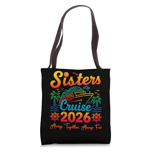 Sisters Cruise Trip 2026 Vacation Travel Sisters Cruising Tote Bag miniatura 1