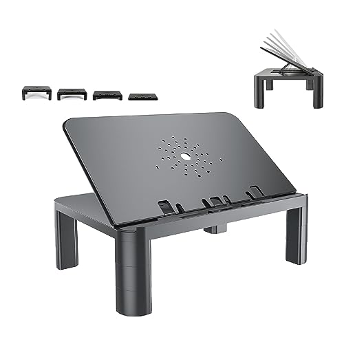 昇降式パソコンスタンド 黒 昇降式パソコンスタンド 黒