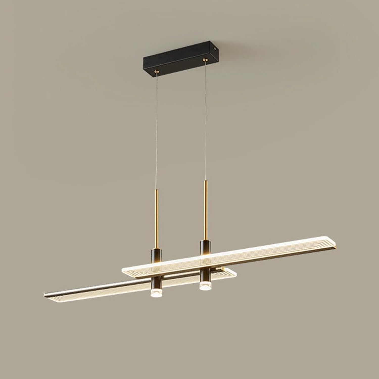 Lustre moderne à LED luminaire compatible avec la salle à manger suspension de 93 cm