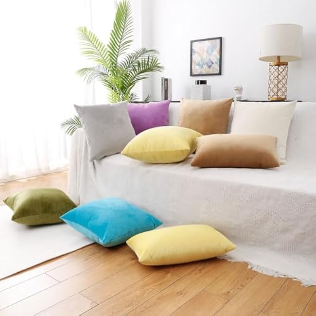 MoonRest? Synthetic Down Alternative 24x24 Square Pillow Insert Form, for Decorative Throw Pillow, Sofa, Cushions, Body and Bed - Pack of 2- Size 24¡°X 24¡±