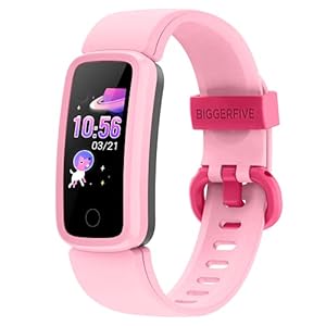 BIGGERFIVE Vigor Fitness Tracker Watch for Kids Girls Boys Teens, Activity Tracker, Pedometer, Heart Rate Sleep Monitor…