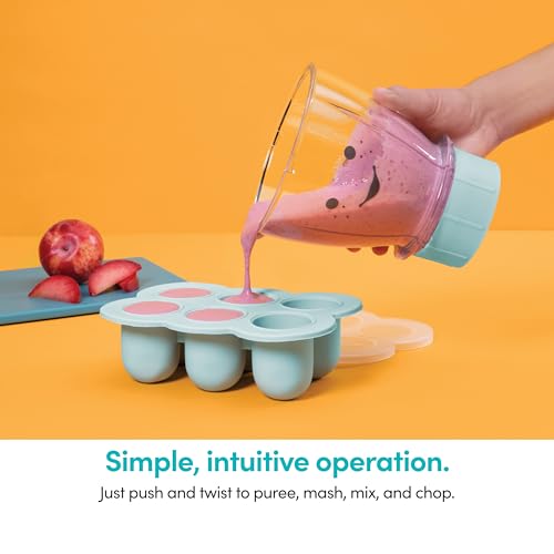 NutriBullet NBY-50100 Baby Complete Food-Making System, 32-Oz, White, Blue, Clear image 6