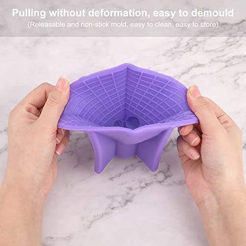 Superfindings 1Pc 84X82Mm Pyramid Shape Diy Candle Mold All-Seeing Eye Triangle Silicone Mold Resin Casting Mold For Resin Soap Candle Making Parties #TOP1