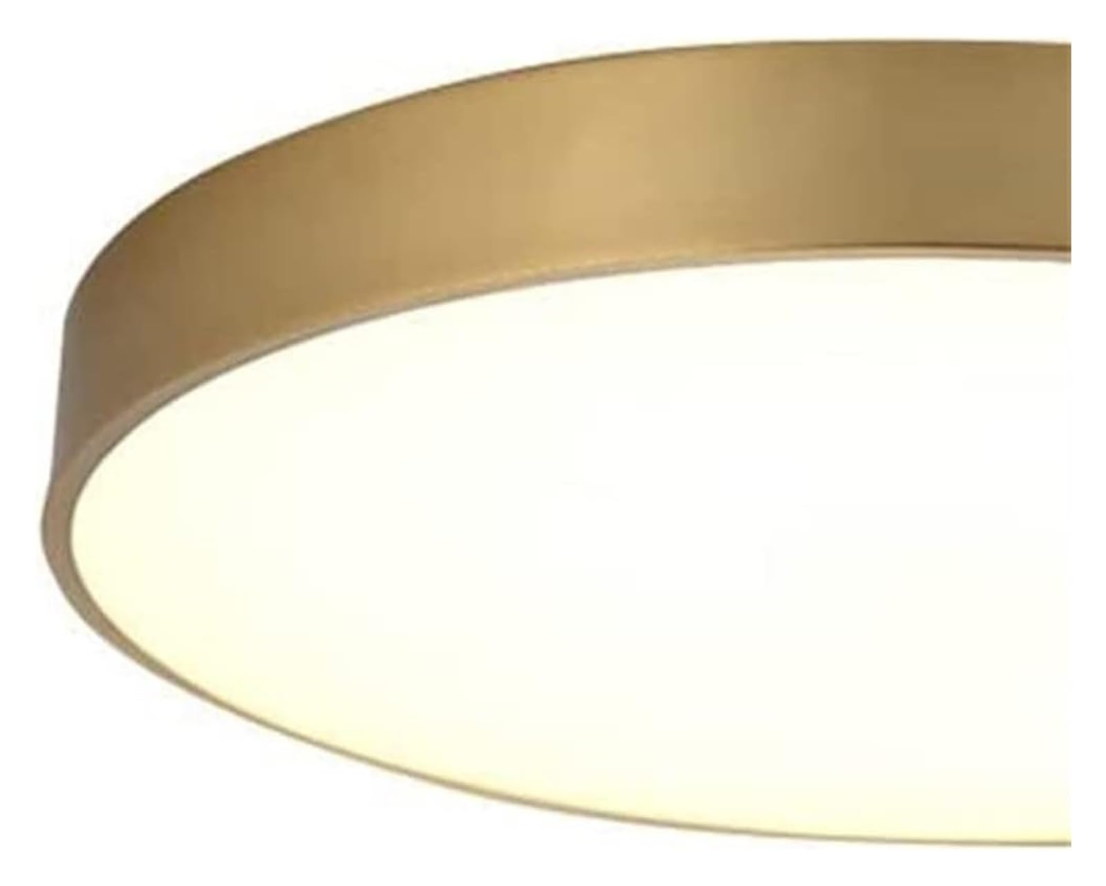 Lámpara de Techo LED Redonda Dorada con atenuación Tricolor, Ideal para balcón, Porche, Cocina o baño. Luminaria Moderna para iluminación de Exteriores.