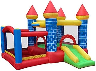 Family Garden Inflatable Wall Bounce House Castle Jumper Moonwalk Bouncer with Air Blower