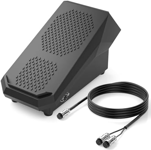 ARCCAPTAIN TIG 5-Pin Welding Foot Pedal for ARCCAPTAIN MIG205 MP, Remote Amp Control TIG Foot Pedal, 10 Feet Cable