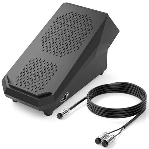 Image of ARCCAPTAIN TIG 5-Pin Welding Foot Pedal for ARCCAPTAIN MIG180, MIG200P, MIG205 MP, MIG205 PCT, MIG205DP Pro and MIG250DP, Remote Amp Control TIG Foot Pedal, 10 Feet Cable